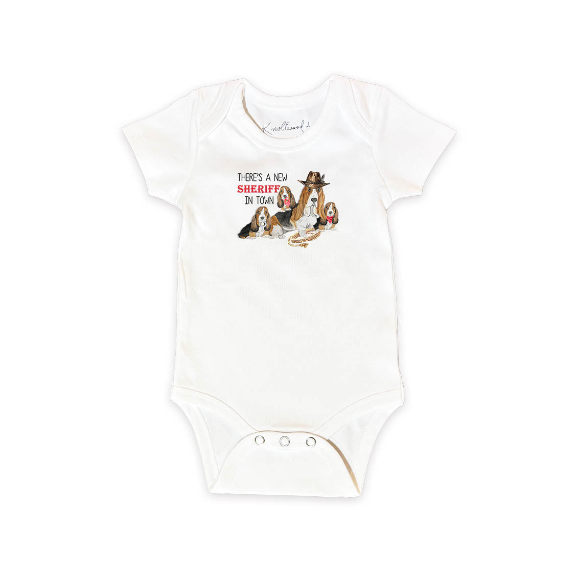 There's A New Sheriff In Town Baby Onesie