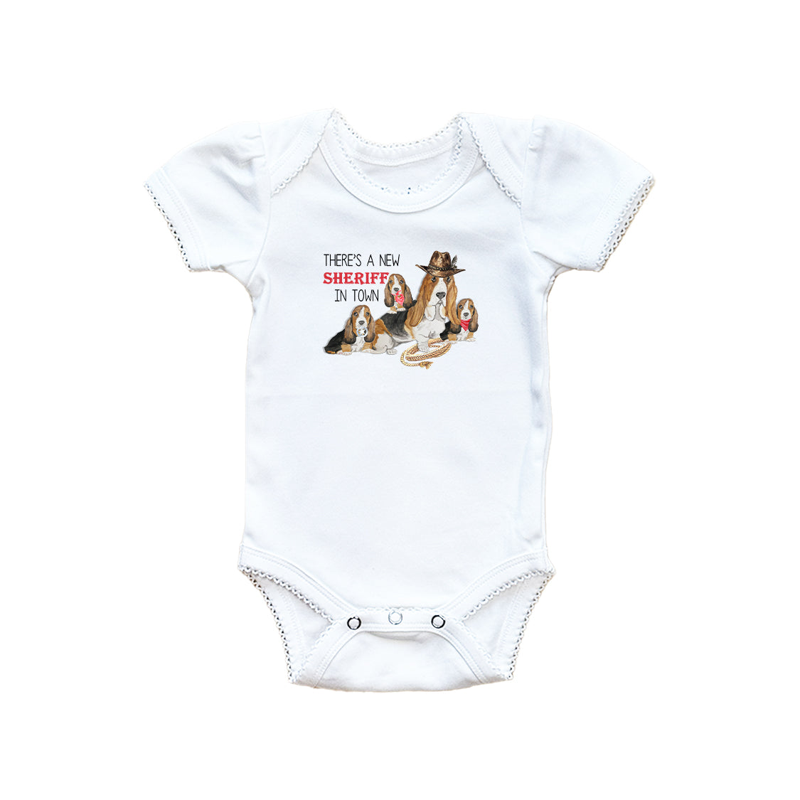 There's A New Sheriff In Town Baby Onesie