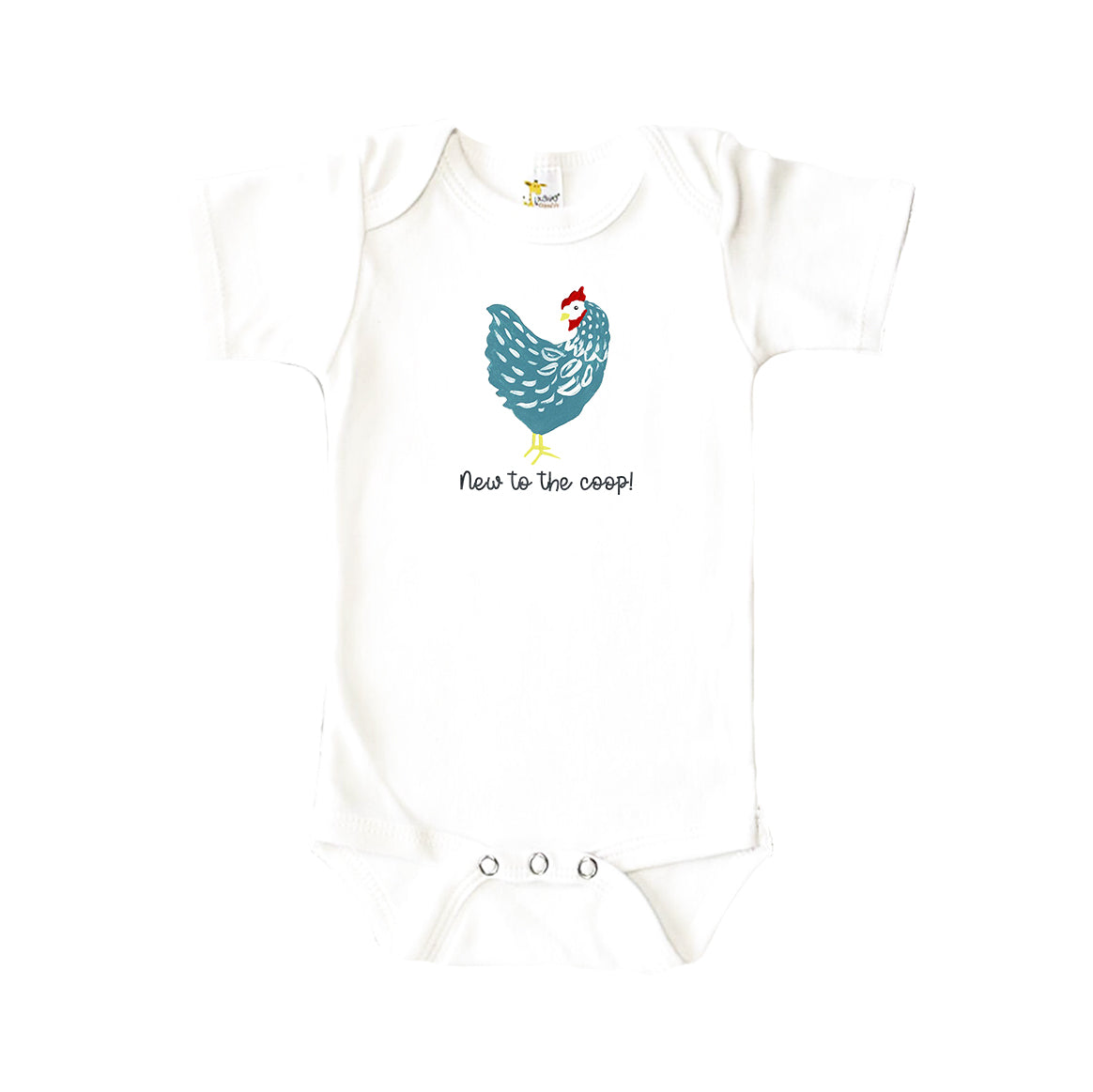 New To The Coop Baby Onesie