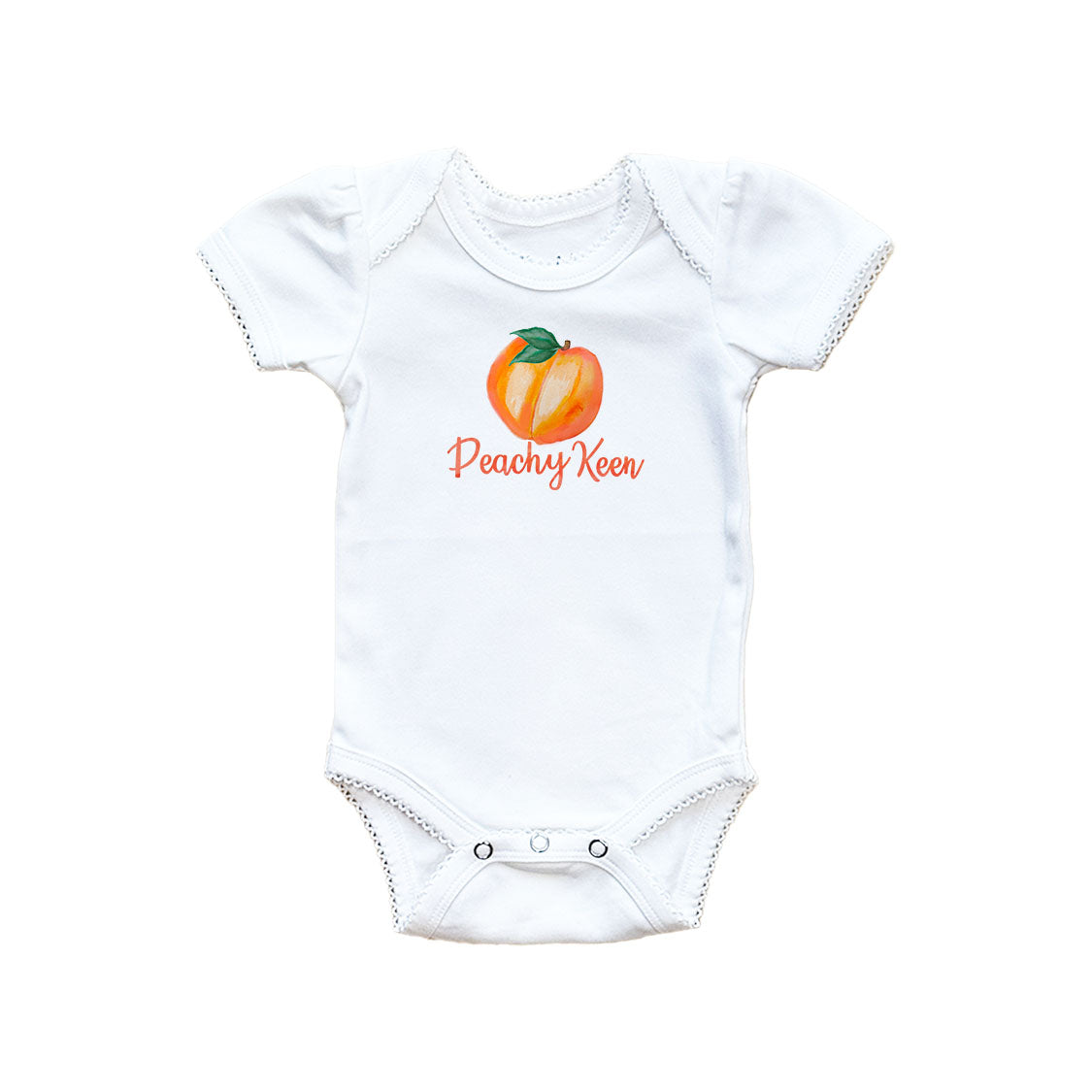 Peachy Keen Baby Onesie