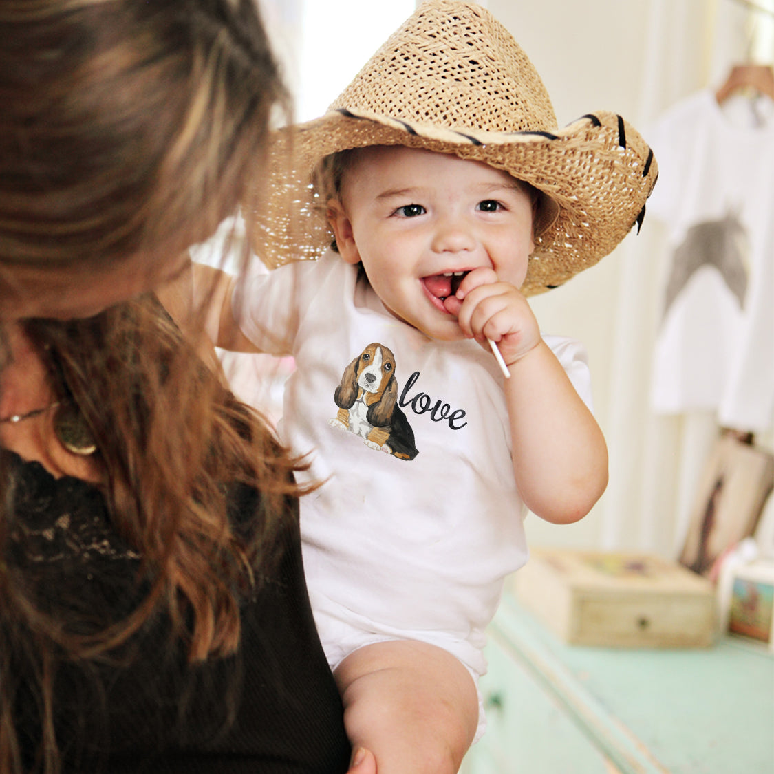 Puppy Love Baby Onesie