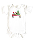 Red Wagon Baby Onesie