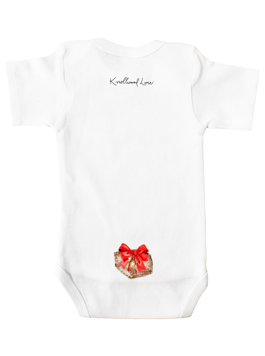 Red Wagon Baby Onesie