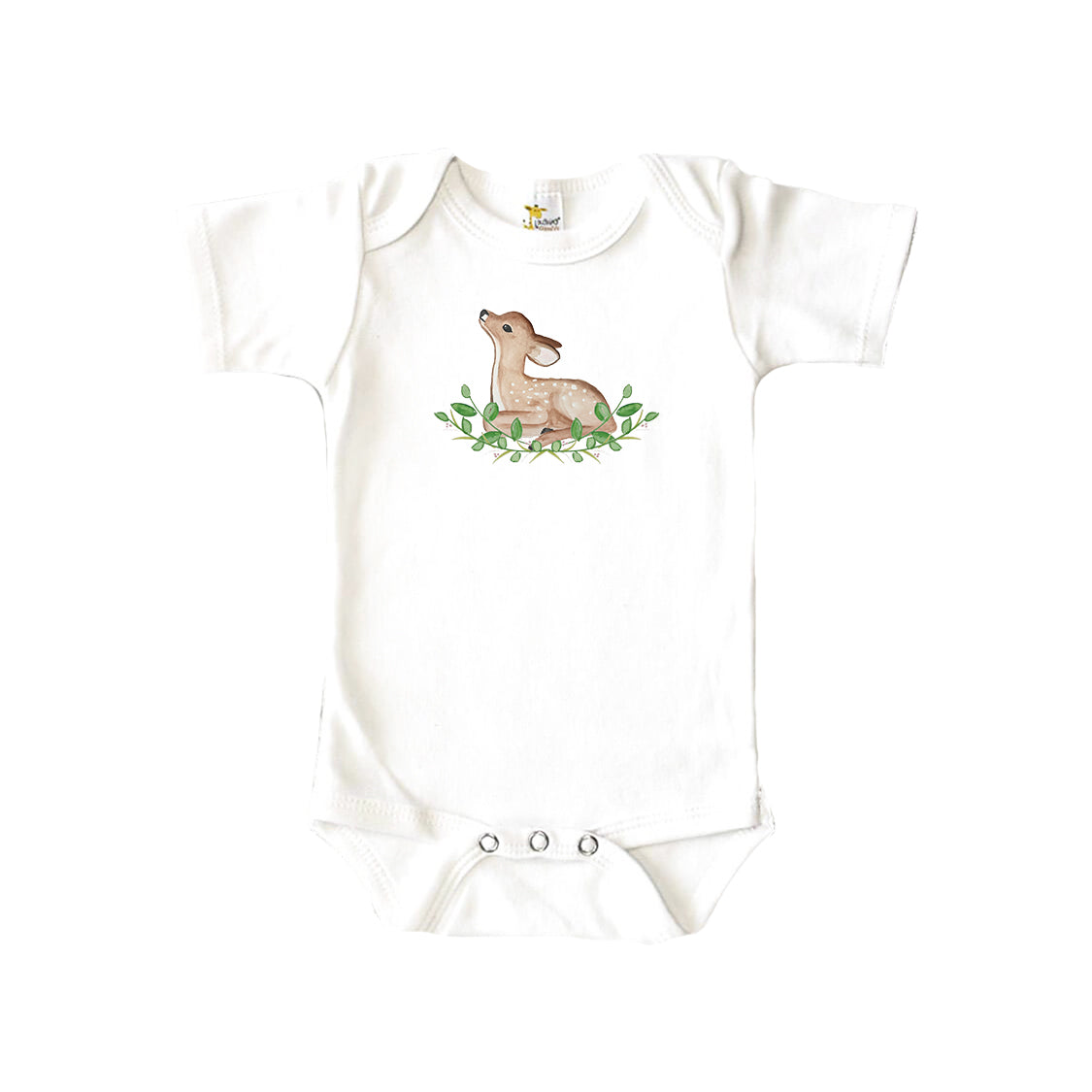 Sitting Deer Baby Onesie