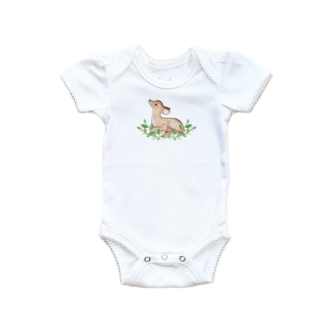 Sitting Deer Baby Onesie