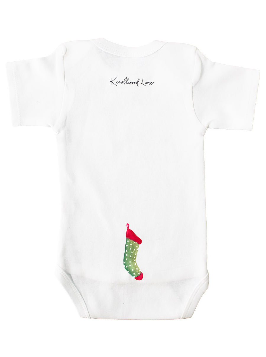 Stockings In A Row Baby Onesie