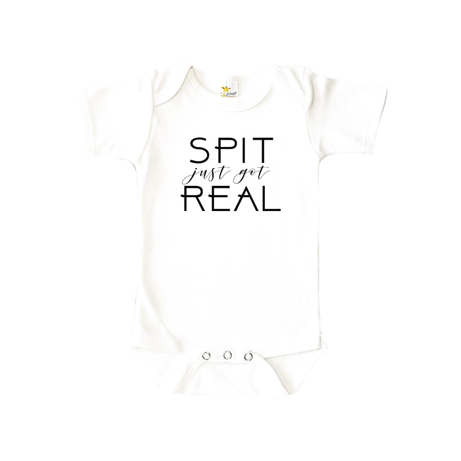 Spit Just Got Real Baby Onesie
