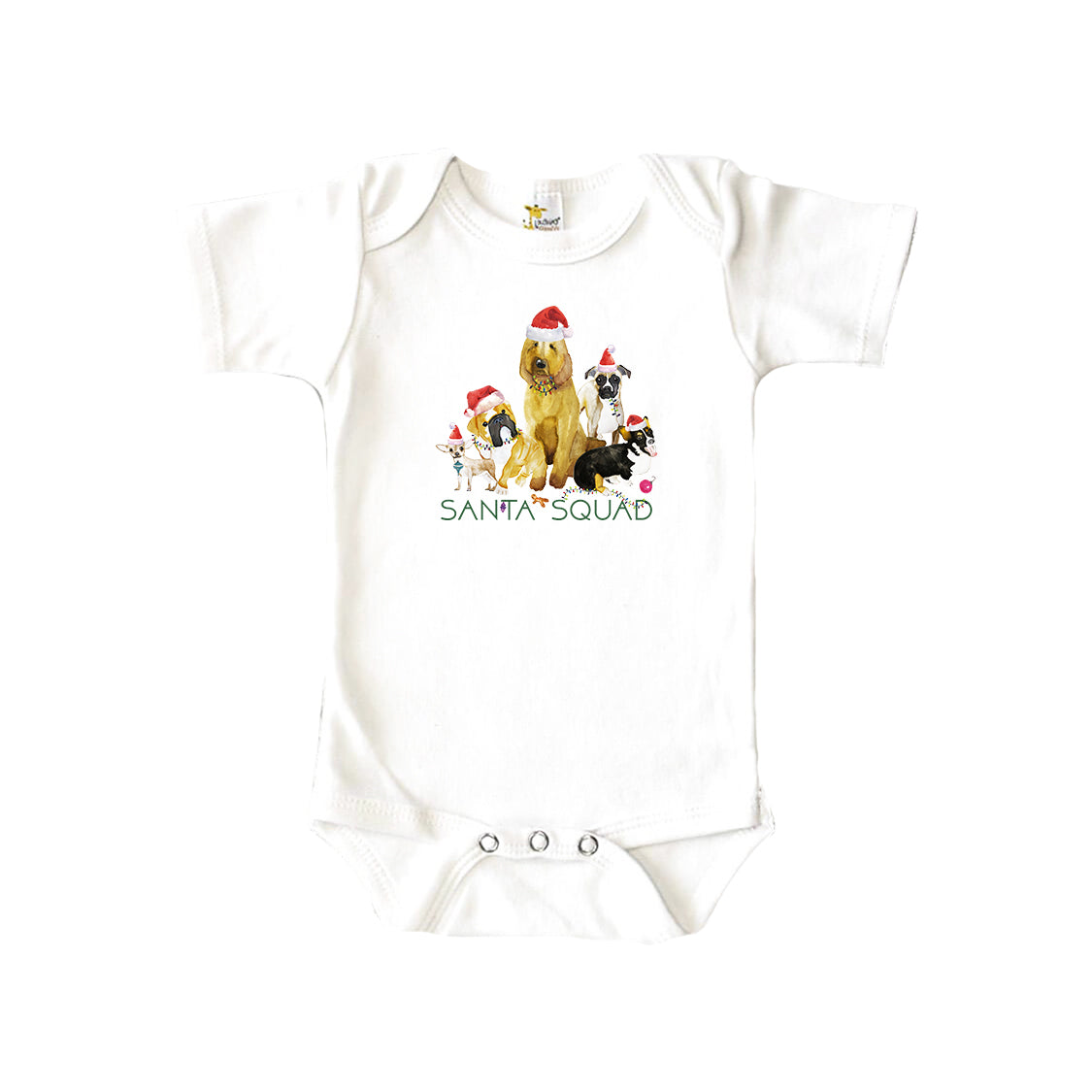 Santa Squad Baby Onesie