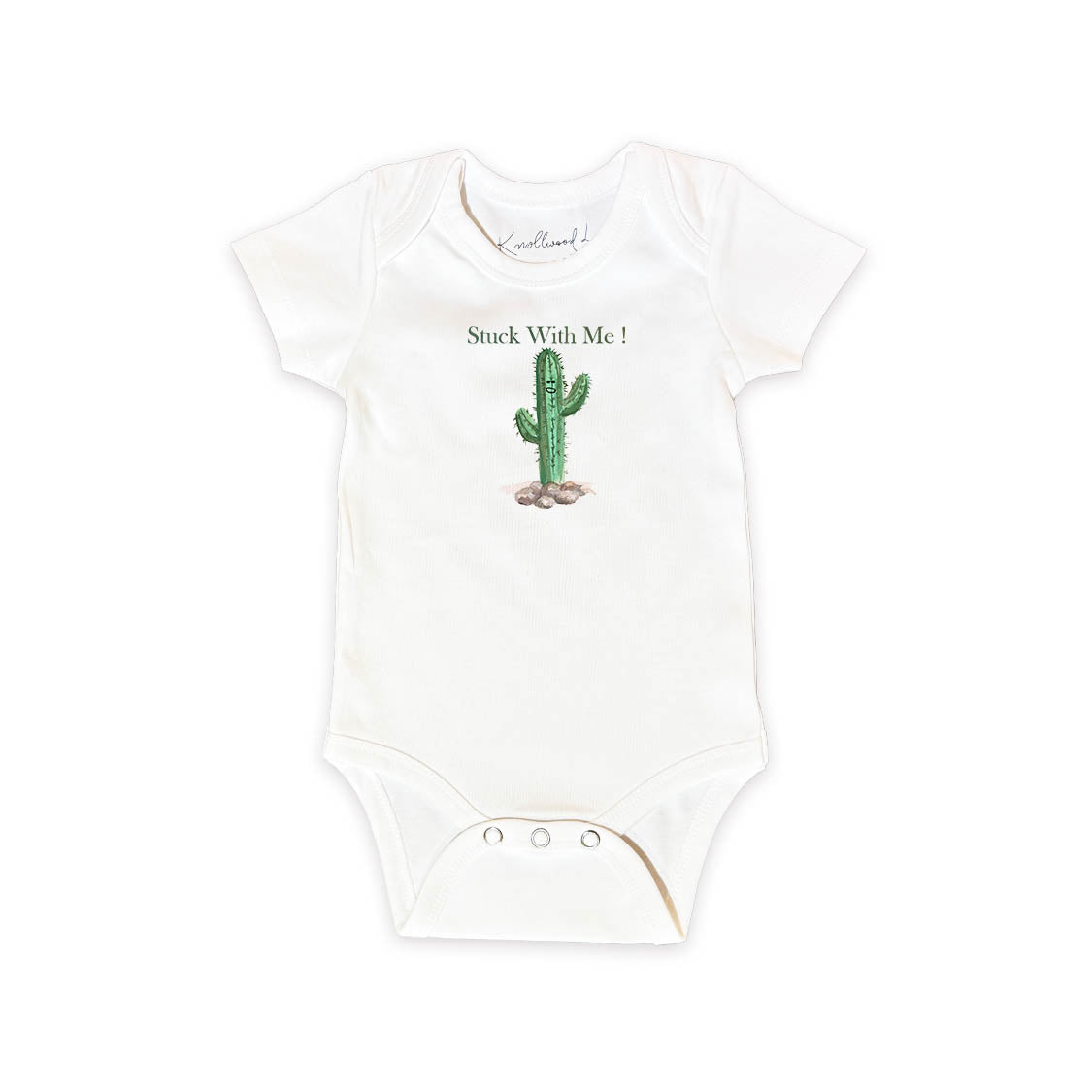 Stuck With Me Baby Onesie