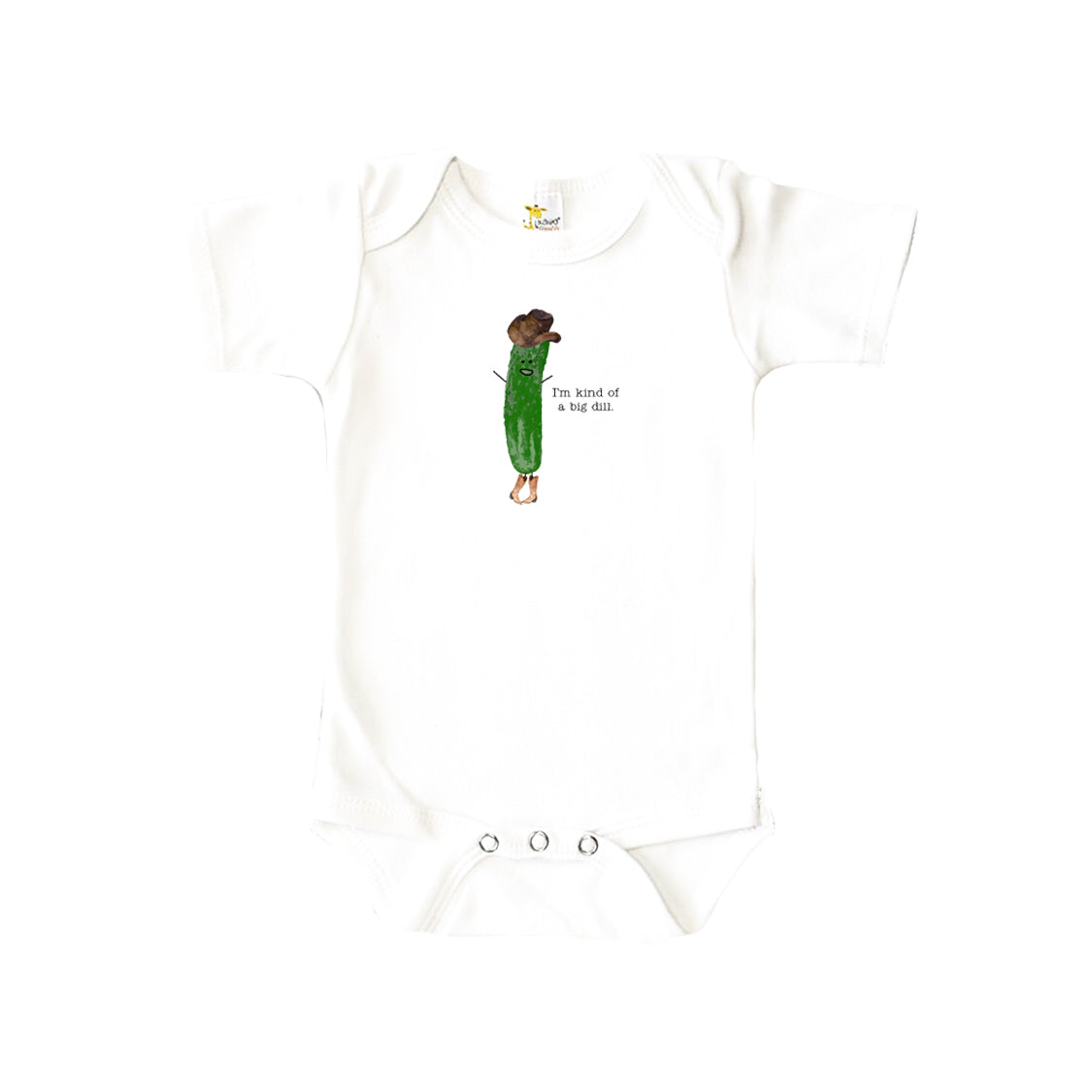 Western Big Dill Baby Onesie