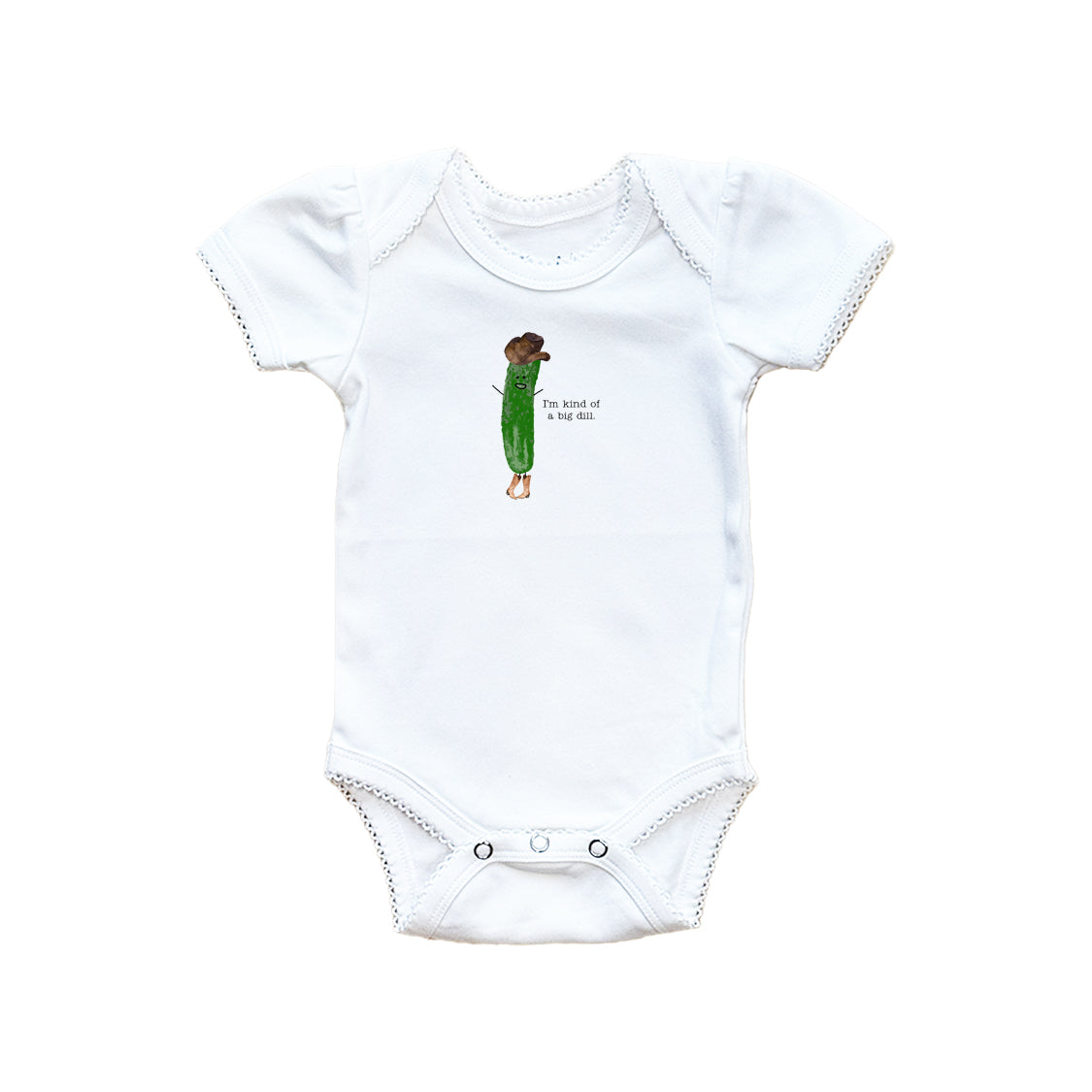 Western Big Dill Baby Onesie