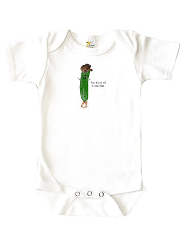 Western Big Dill Baby Onesie