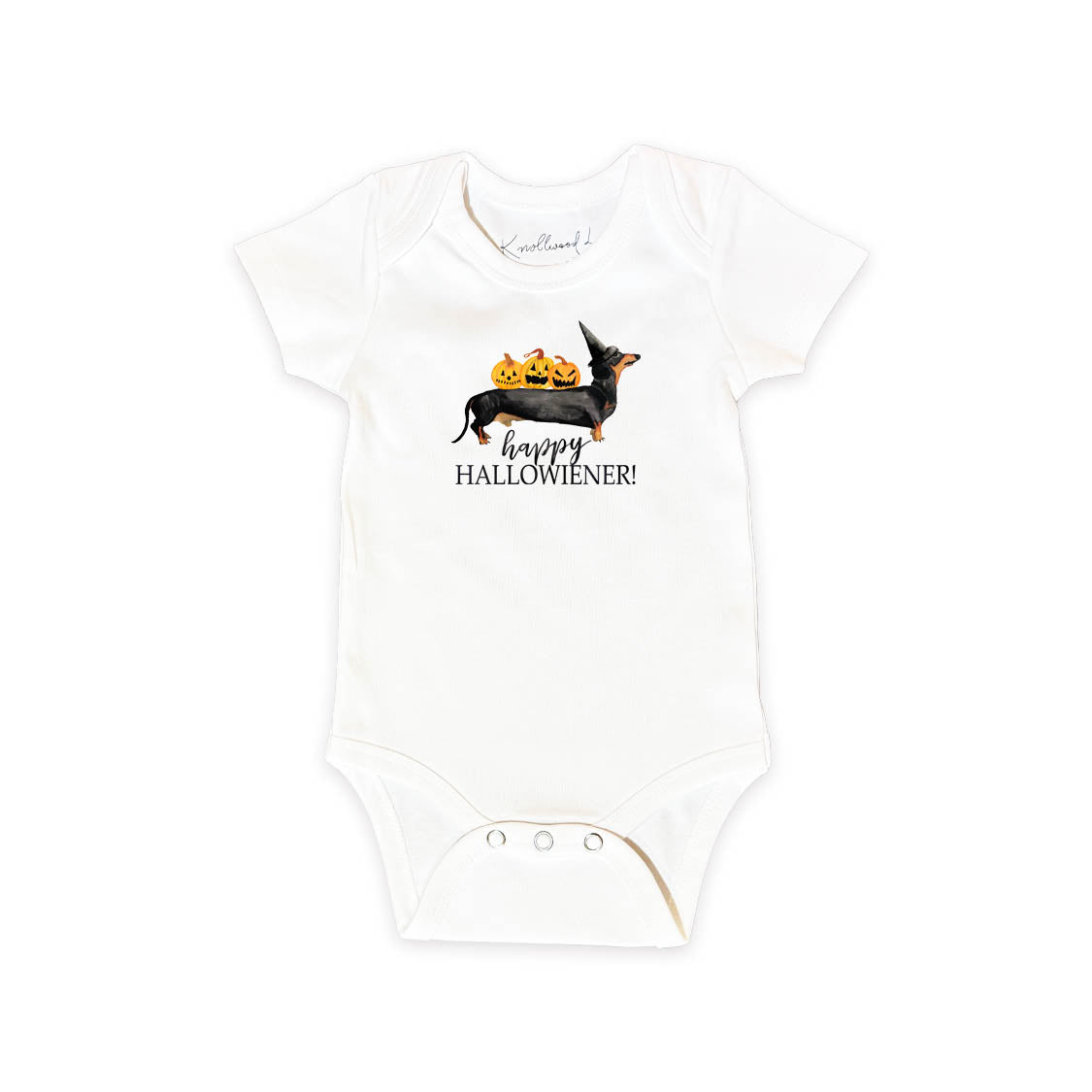 Happy Hallowiener Baby Onesie