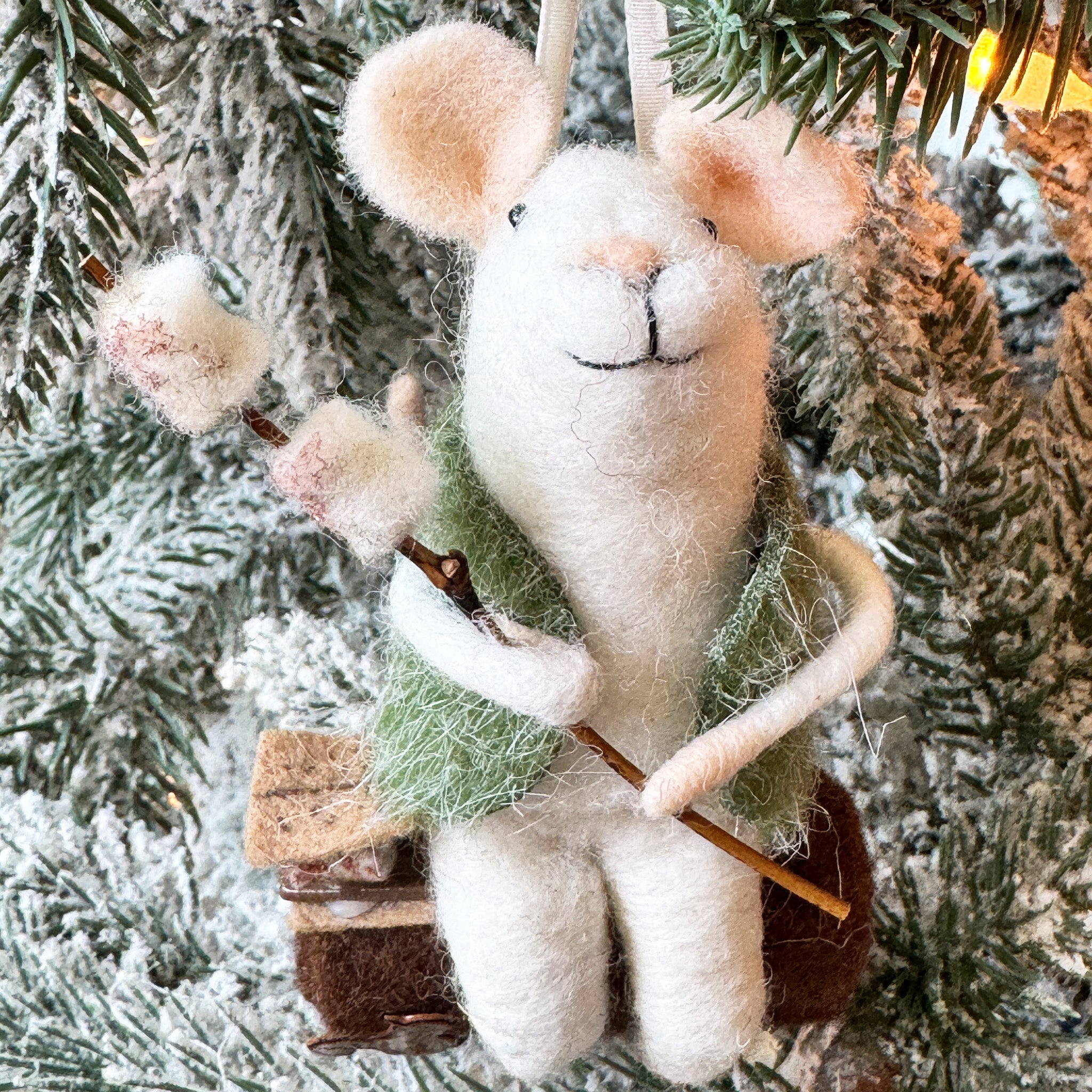 Outdoor Mouse Ornaments