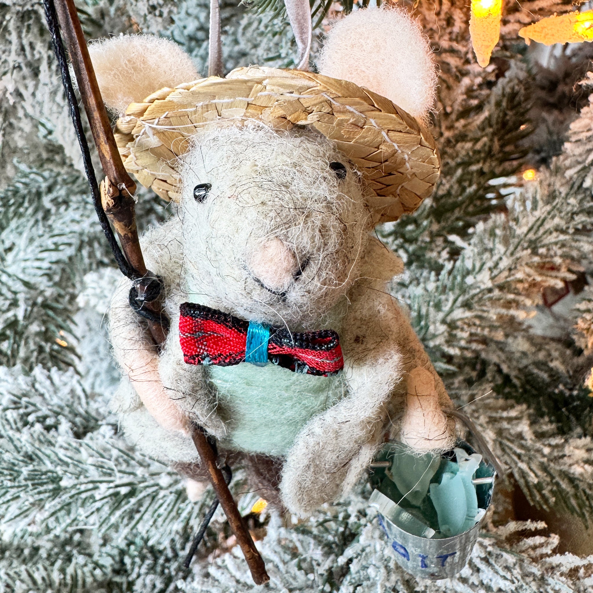 Outdoor Mouse Ornaments