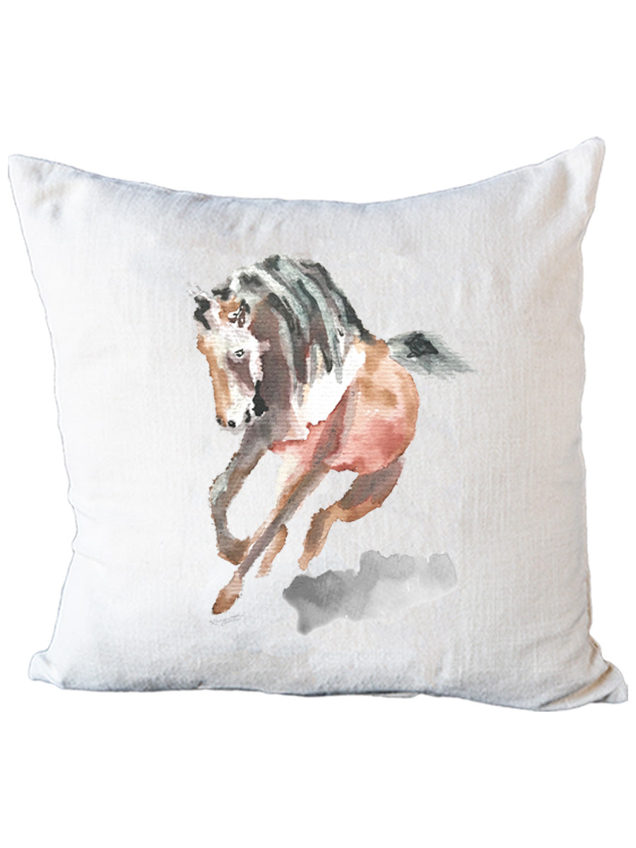 Bay Horse Natural Colored Pillow