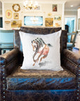 Bay Horse Natural Colored Pillow