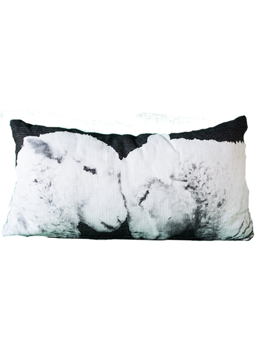 Sheep Love Cotton Zipper Pillow