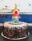 LIMITED QUANTITY Circus Clown Pig Happy Birthday Cake Topper