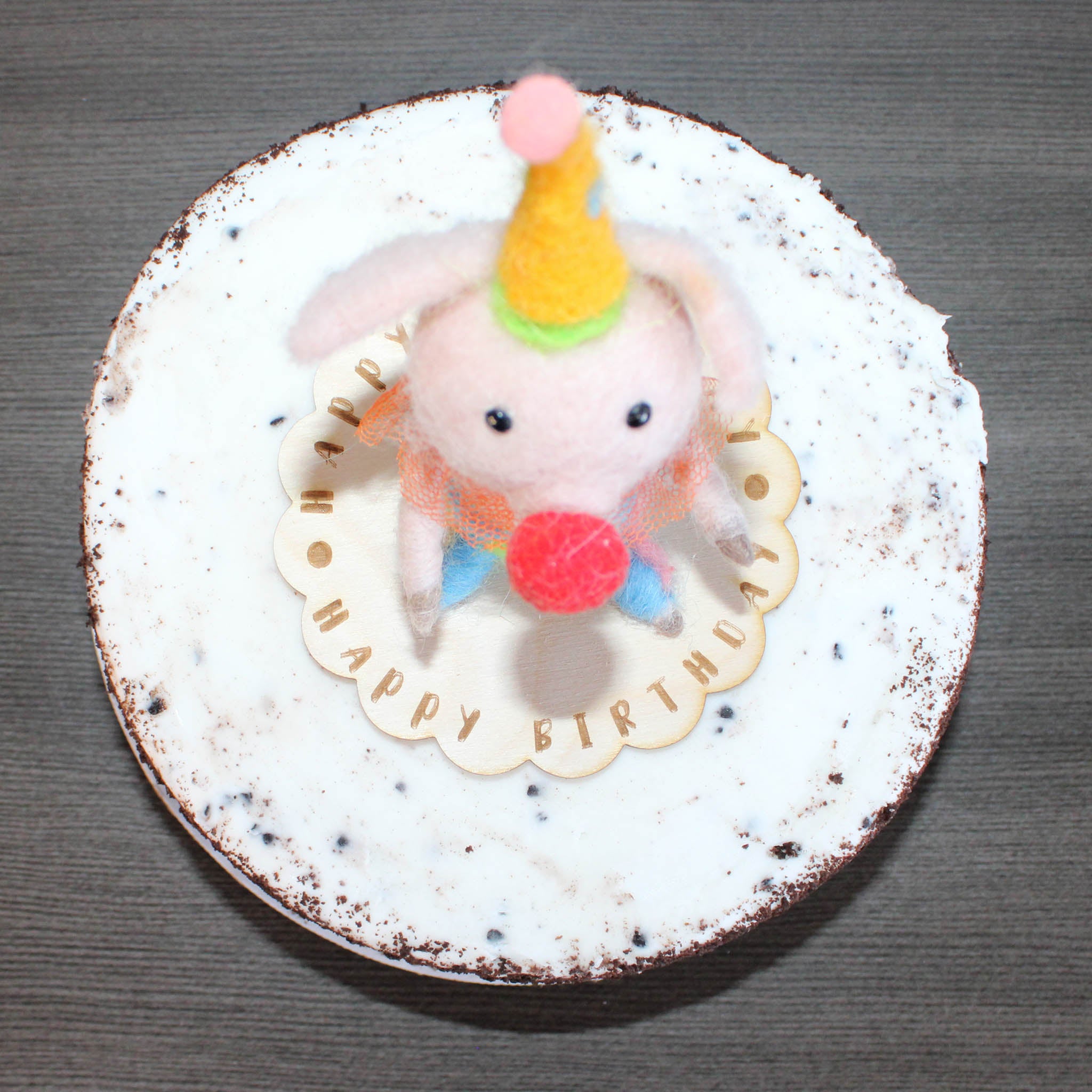 LIMITED QUANTITY Circus Clown Pig Happy Birthday Cake Topper