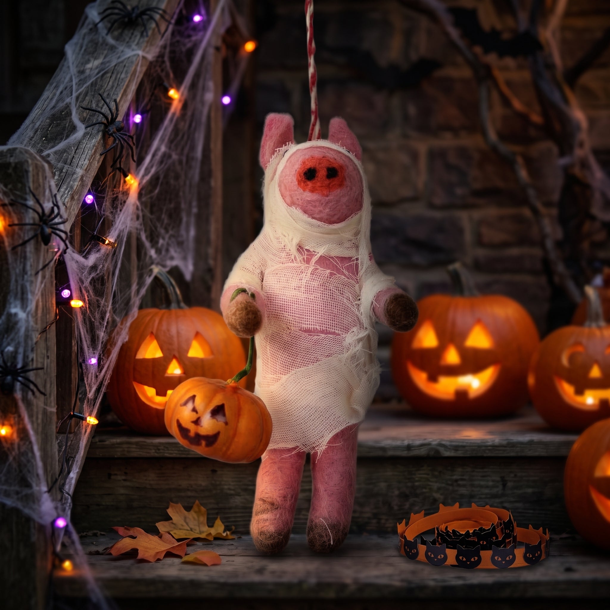 Pig Mummy Ornament