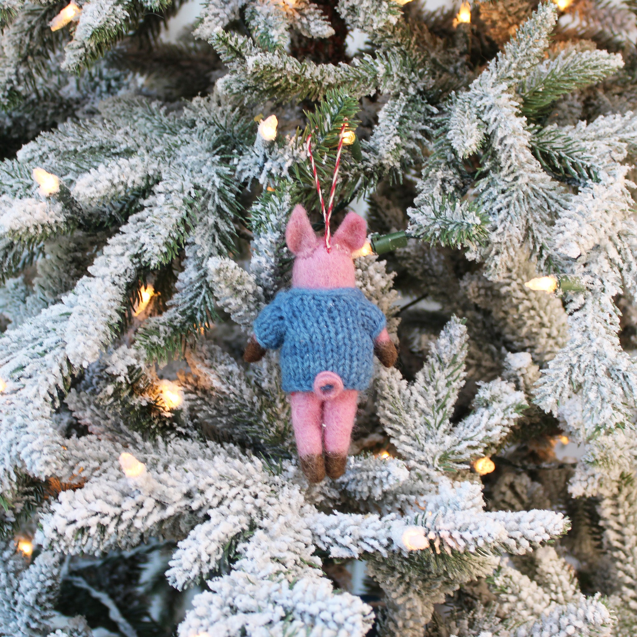 This Little Piggy Has A Sweater Ornament