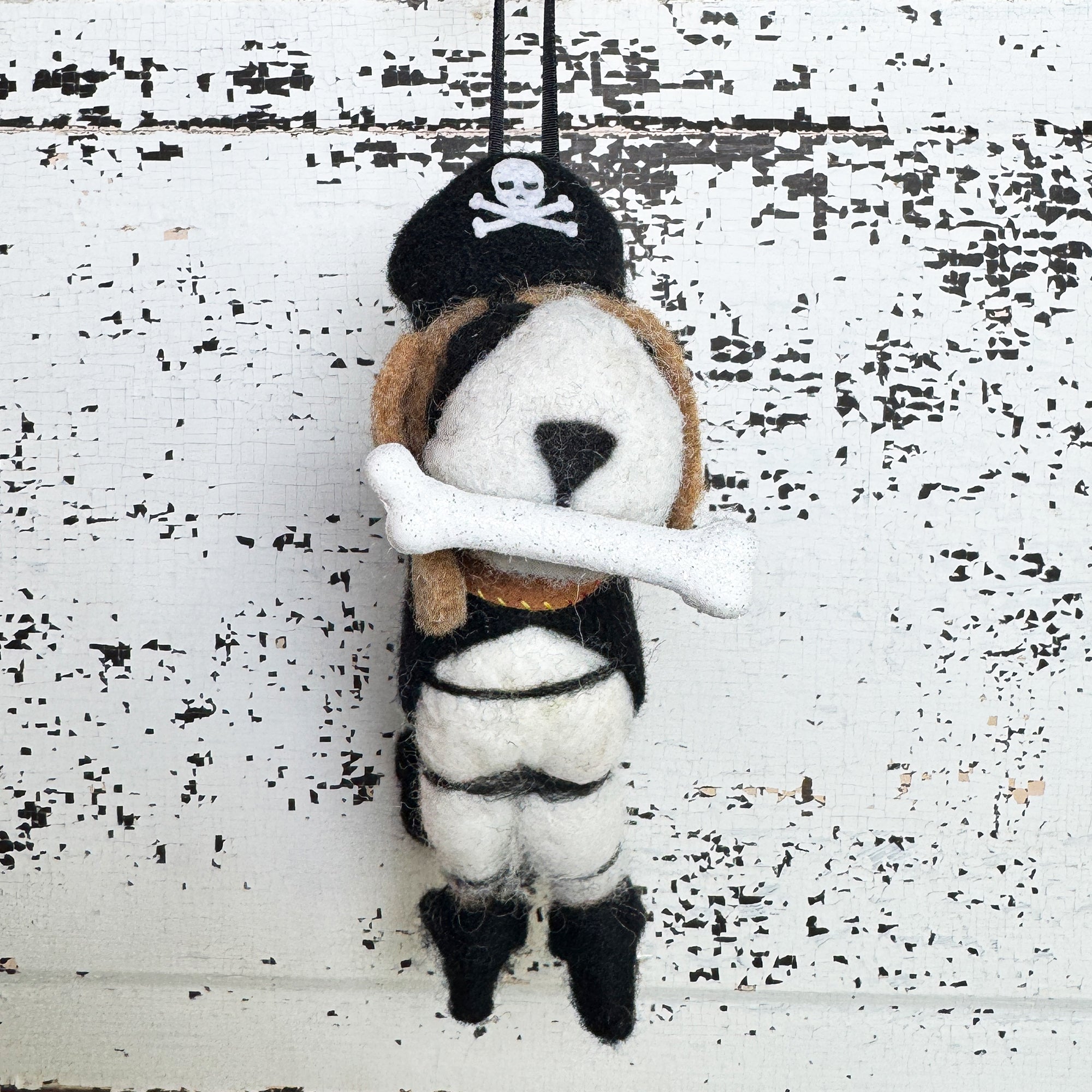 Spooky Pup Costume Halloween Ornament