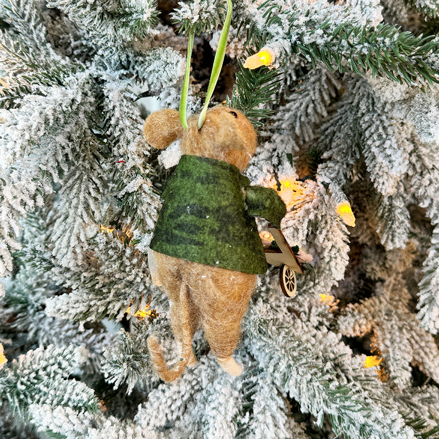 Gardener Mouse Ornament