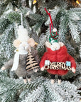 Puffer Jacket Merry Christmas Mouse Ornament