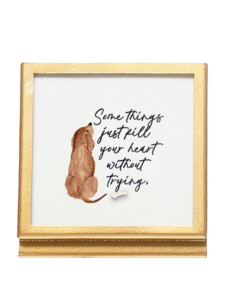 Tiny Gold Frame With Verse/Quote