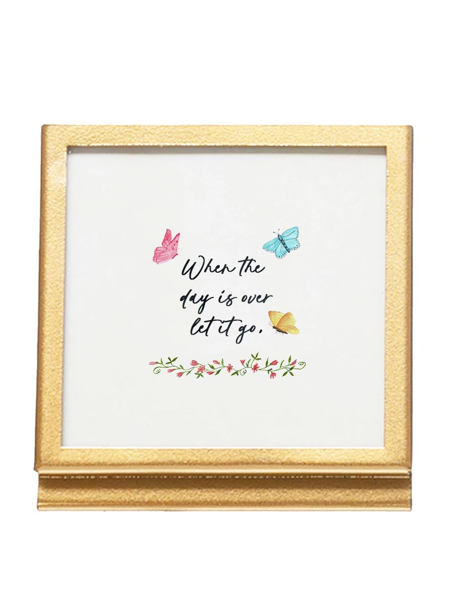 Tiny Gold Frame With Verse/Quote