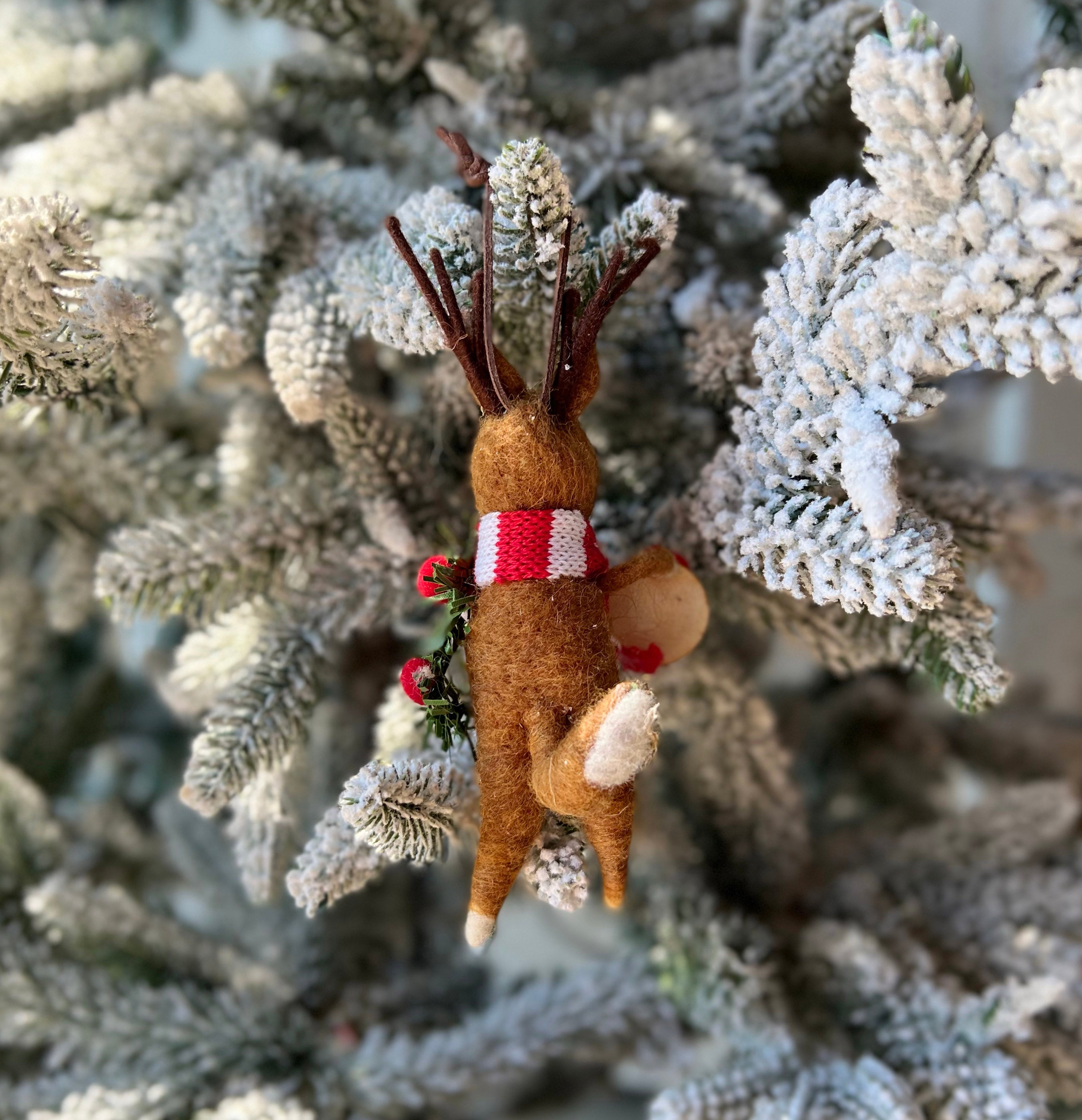 Reindeer Fox Ornament