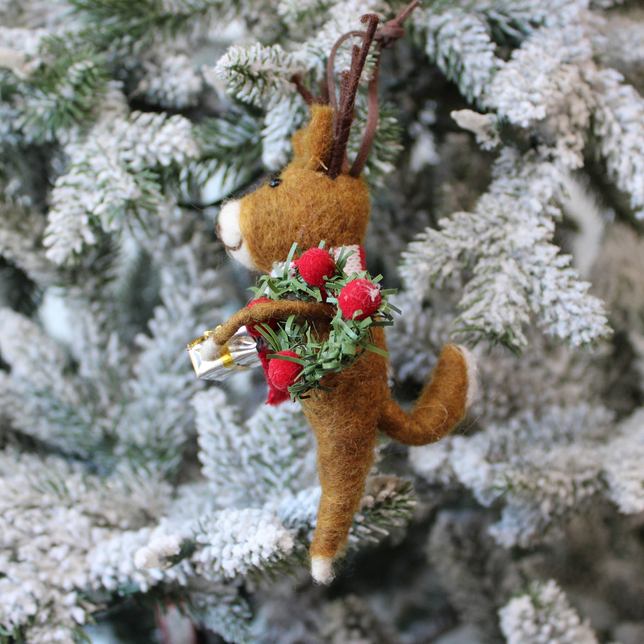 Reindeer Fox Ornament