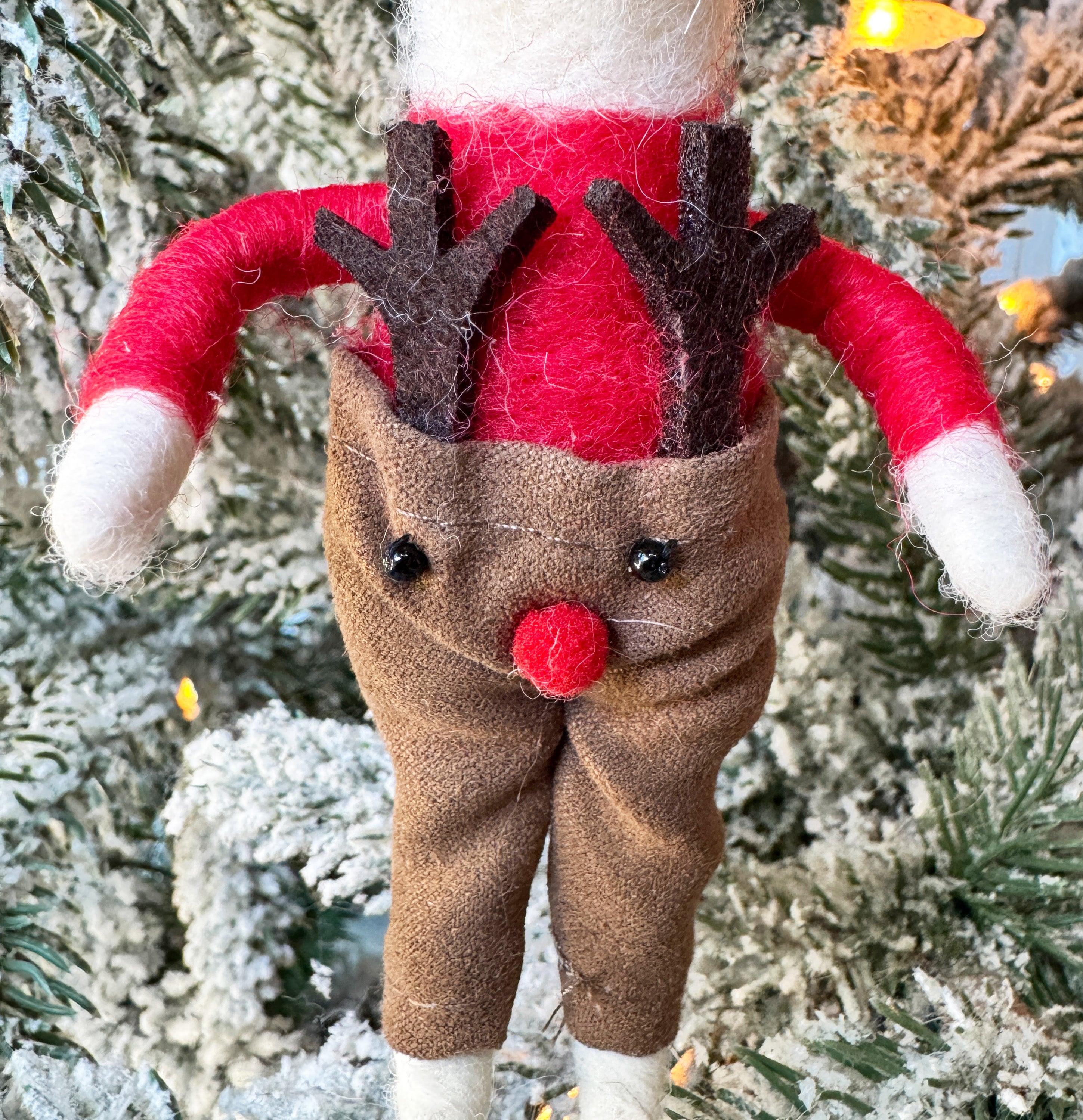 Reindeer Pants Mouse Ornament