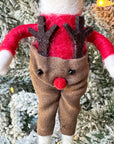 Reindeer Pants Mouse Ornament