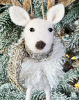 Winter Scarf Reindeer Ornament