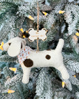 Who Rescued Who? Dog Ornament