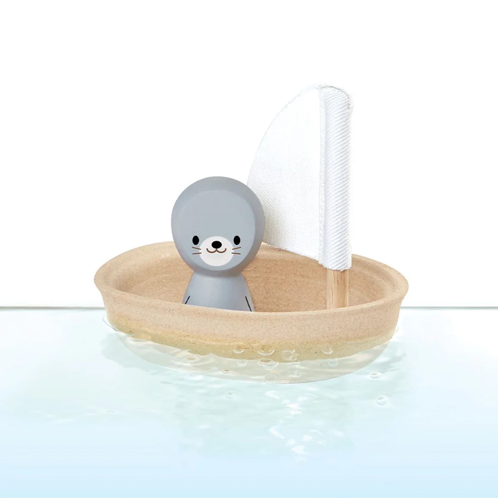 Sailing Boat - Seal Wooden Toy Set