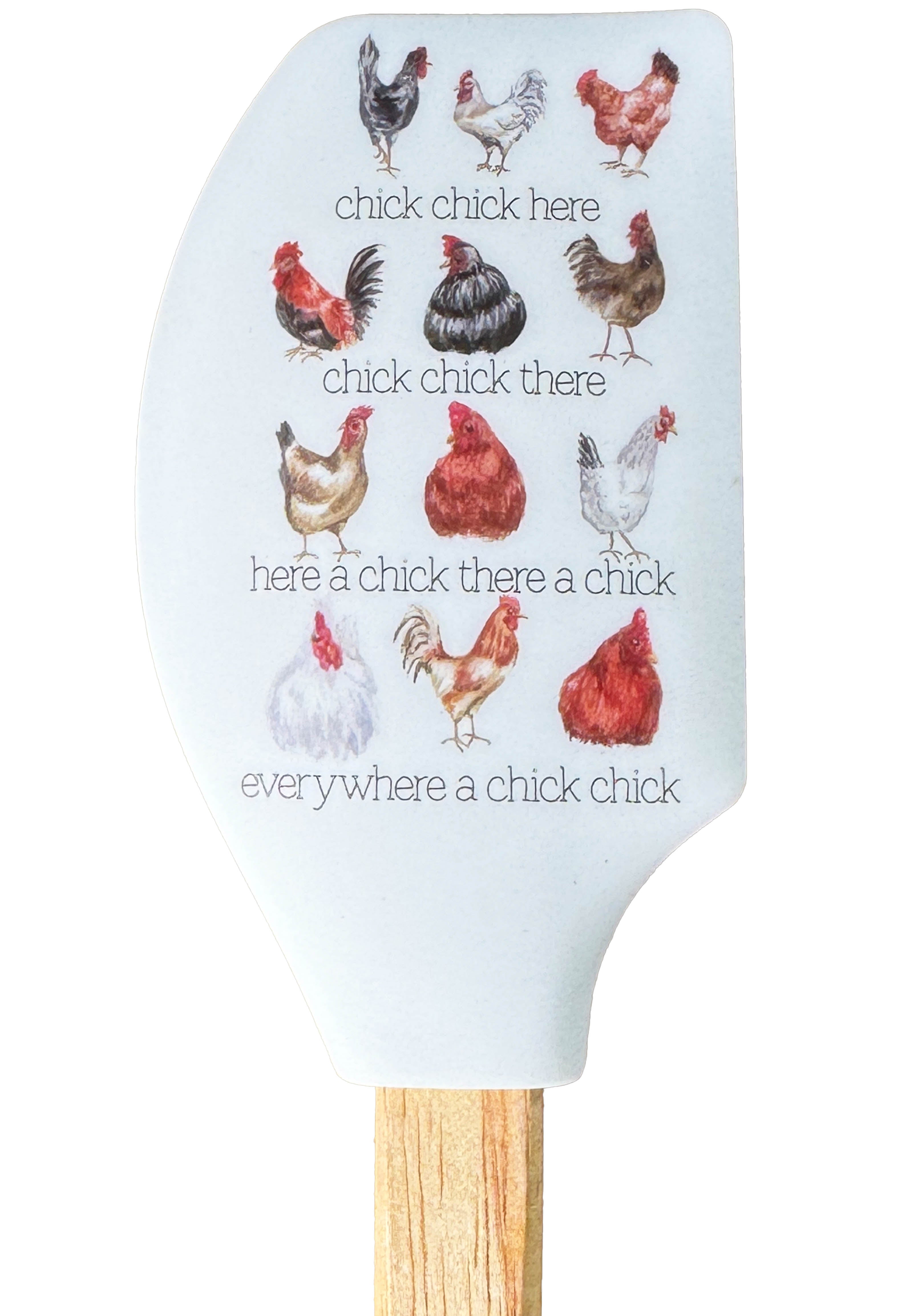 Chick Chick Here Silicone Spatula