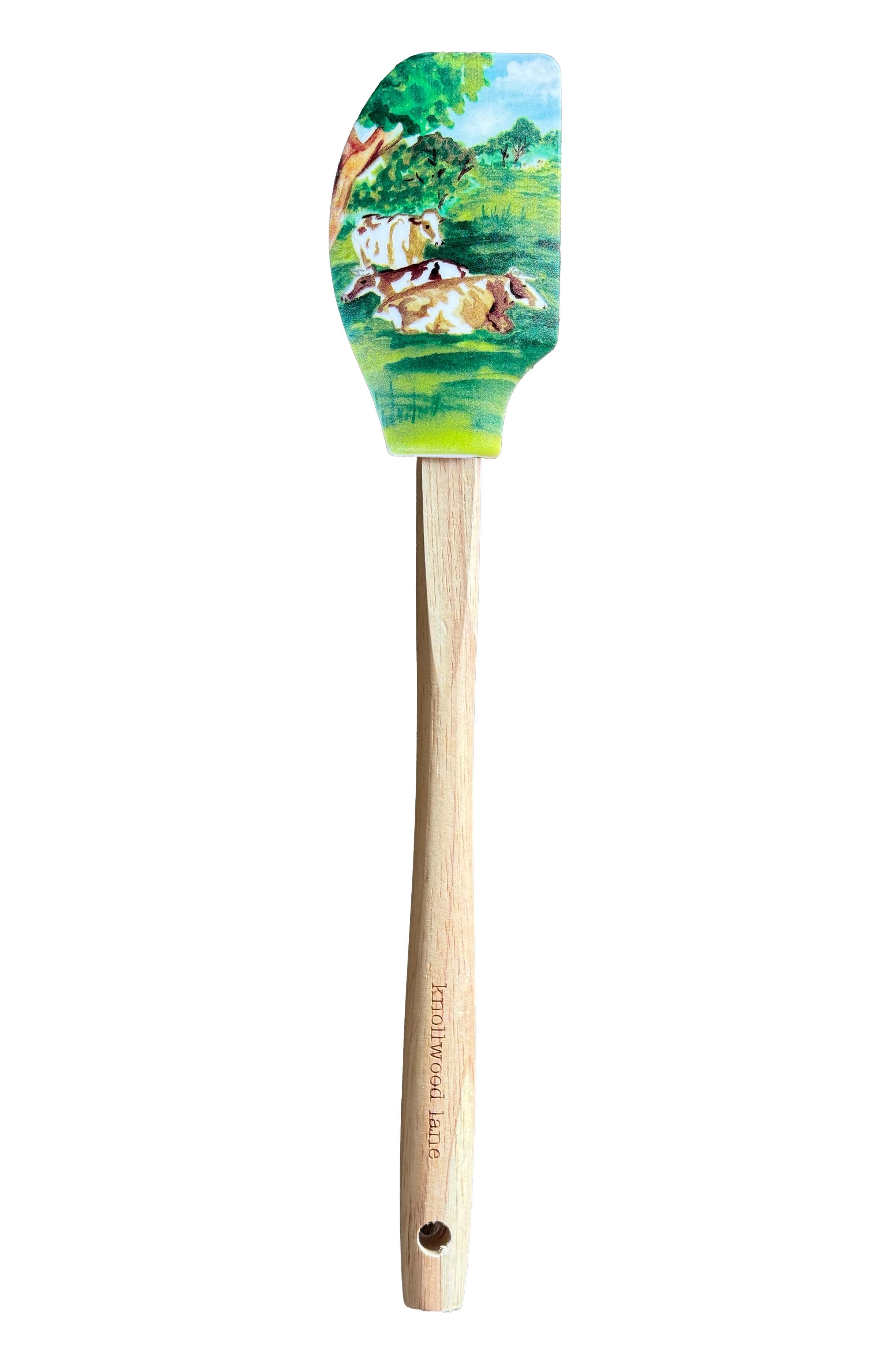 Cows Resting Silicone Spatula