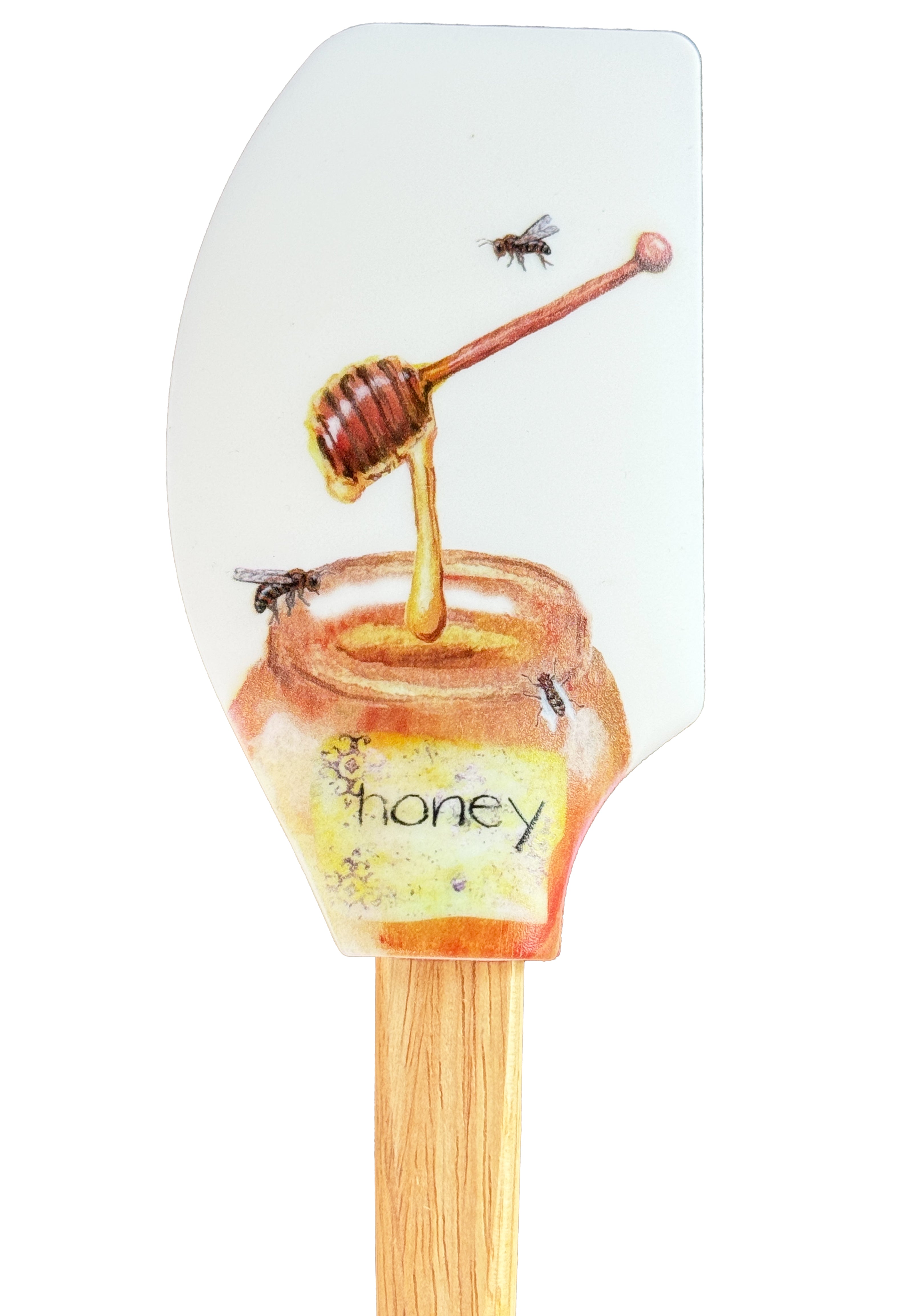 Honey Jar Silicone Spatula