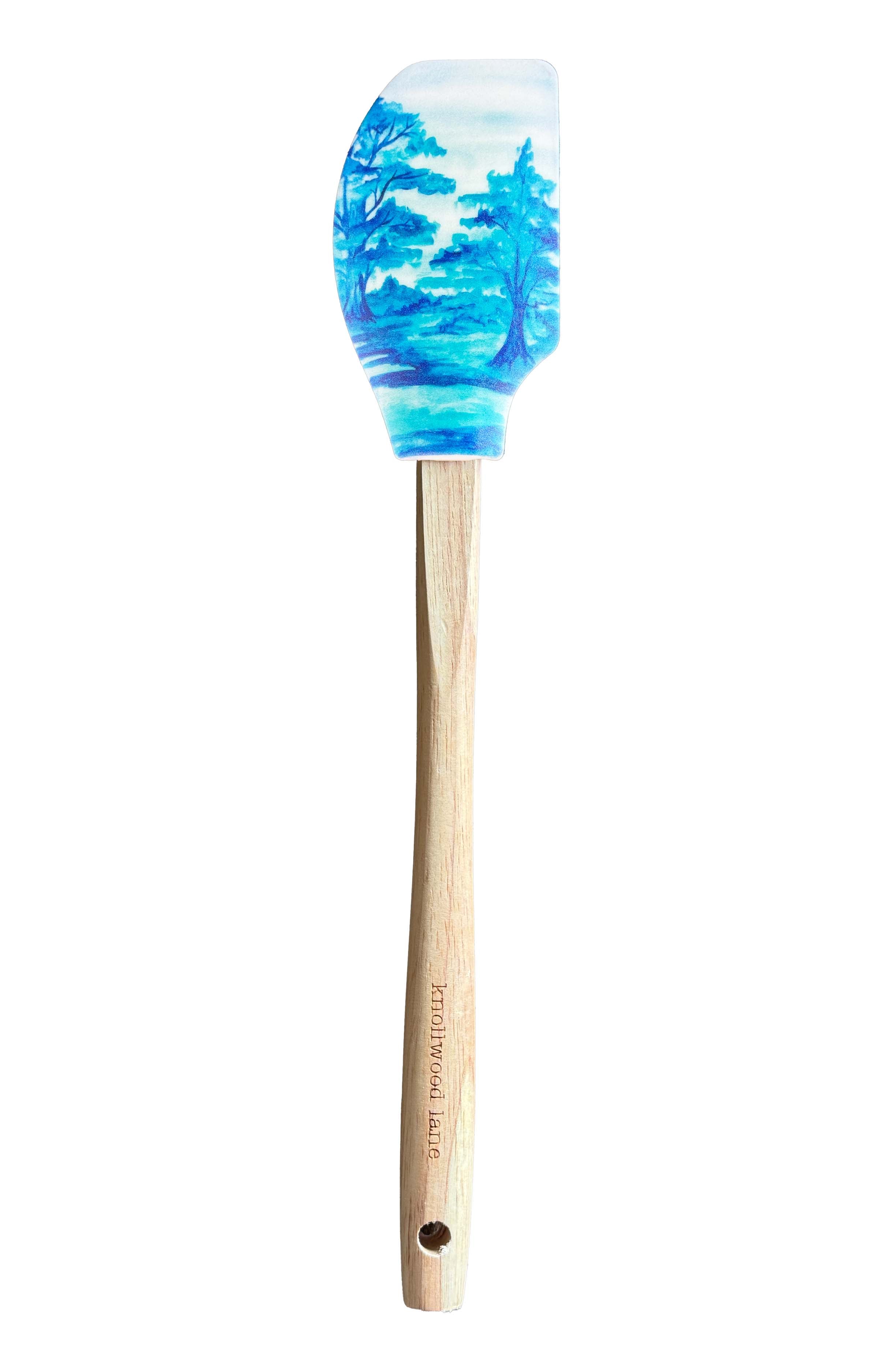 Landscape in Blues Silicone Spatula
