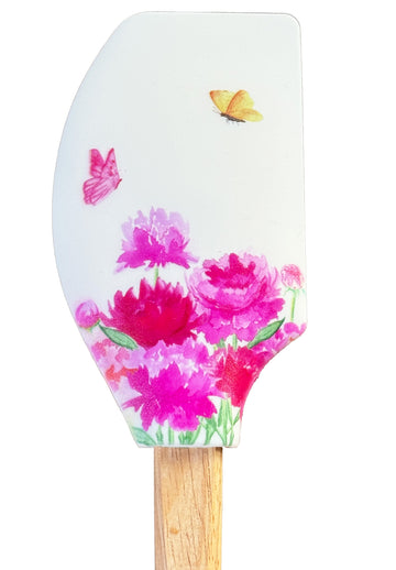 Peonies Silicone Spatula