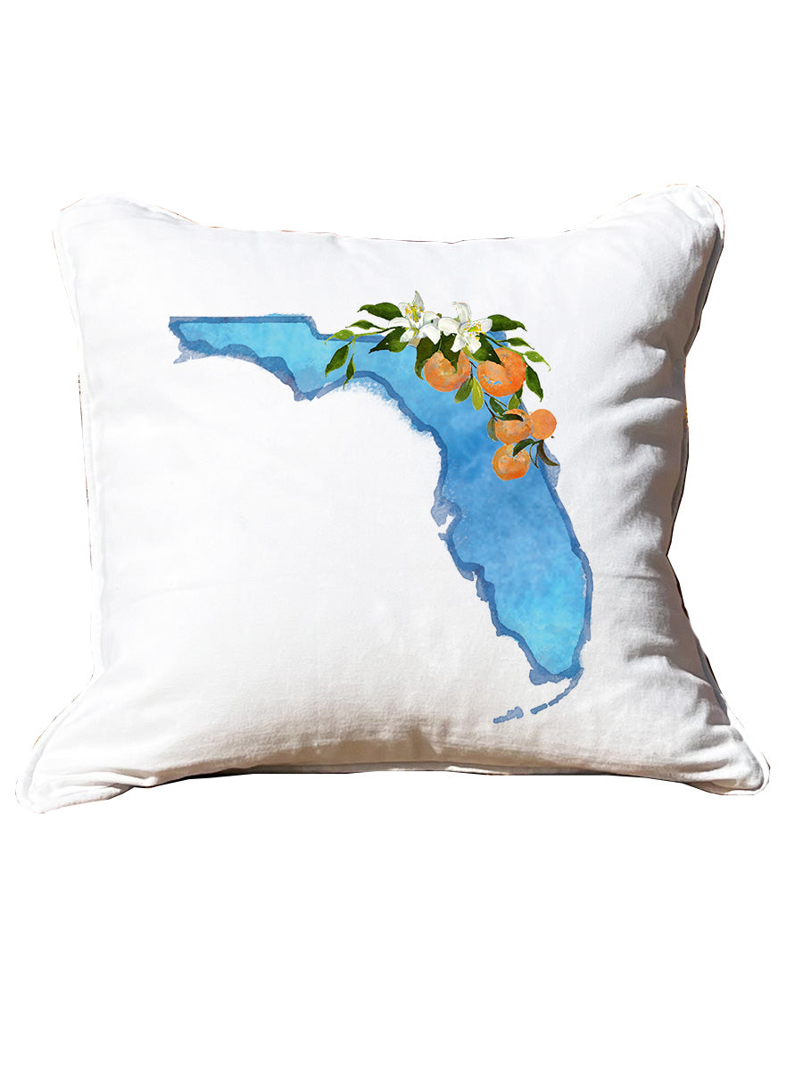 Watercolor State Pillows