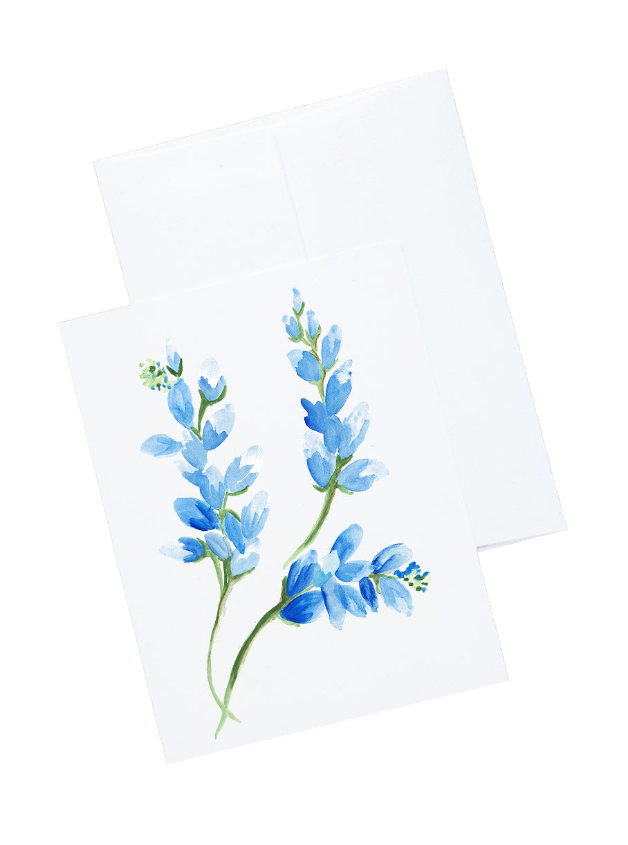 Bluebonnets Stationery Set and Notecard Set