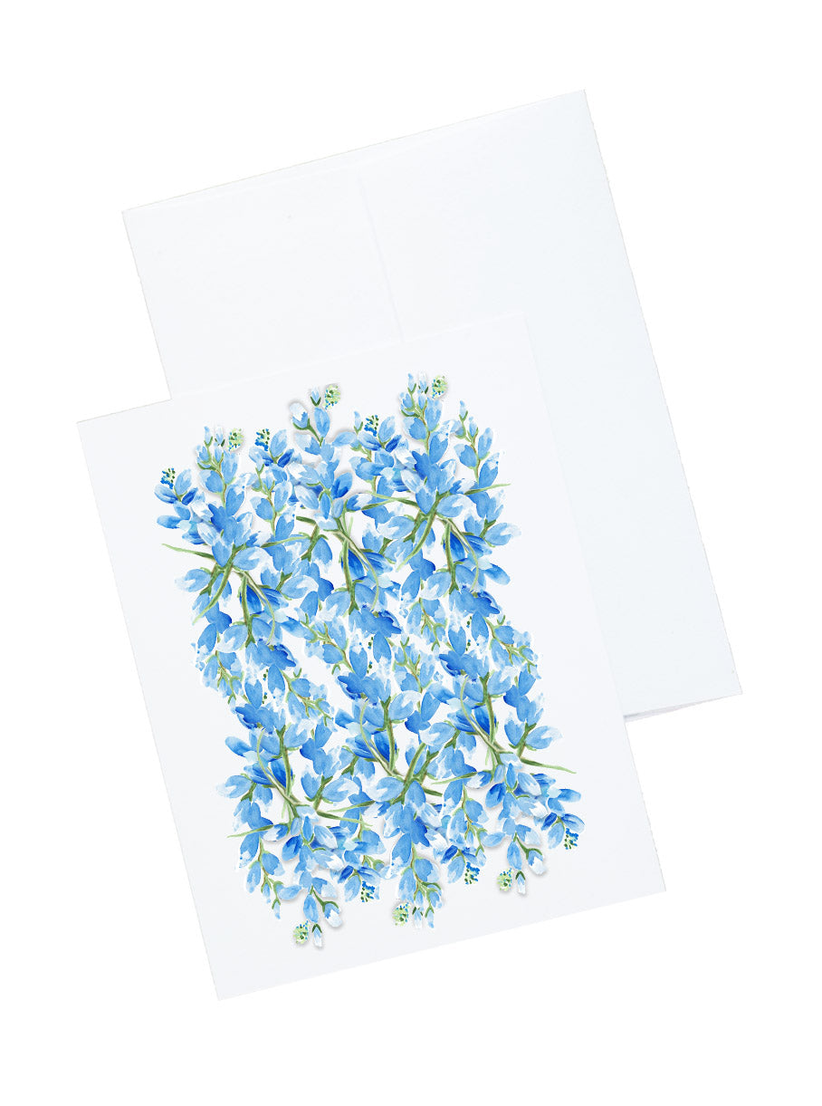 Bluebonnets Stationery Set and Notecard Set