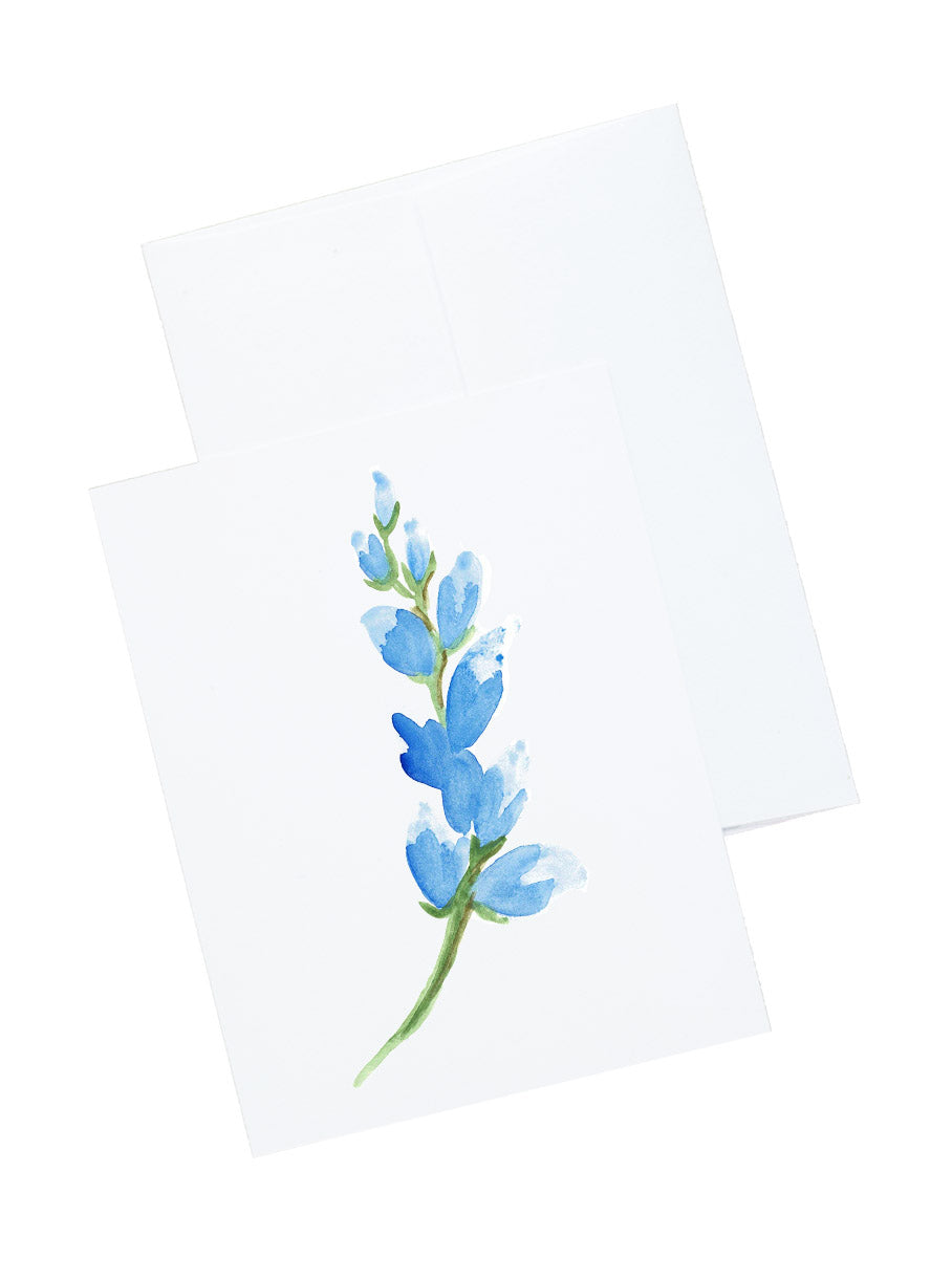 Bluebonnets Stationery Set and Notecard Set