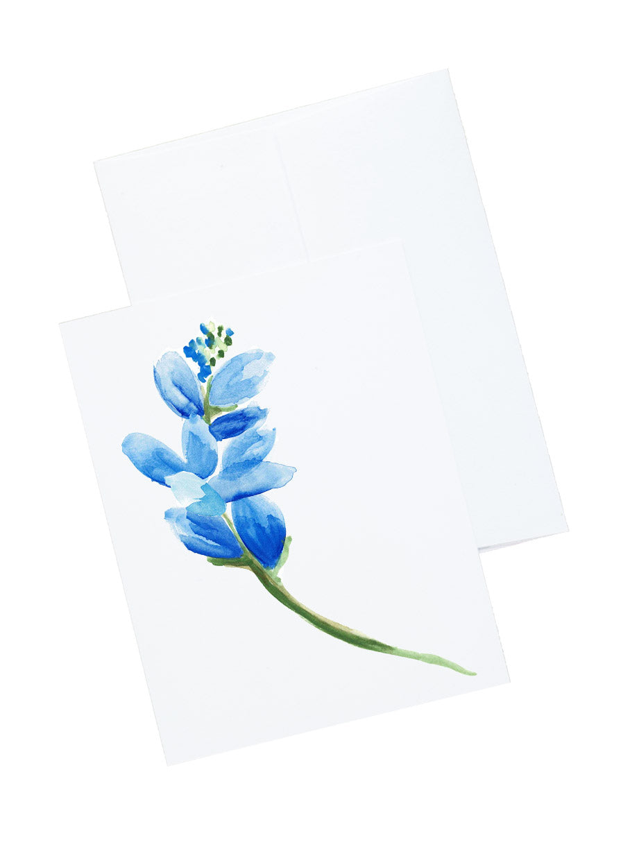 Bluebonnets Stationery Set and Notecard Set