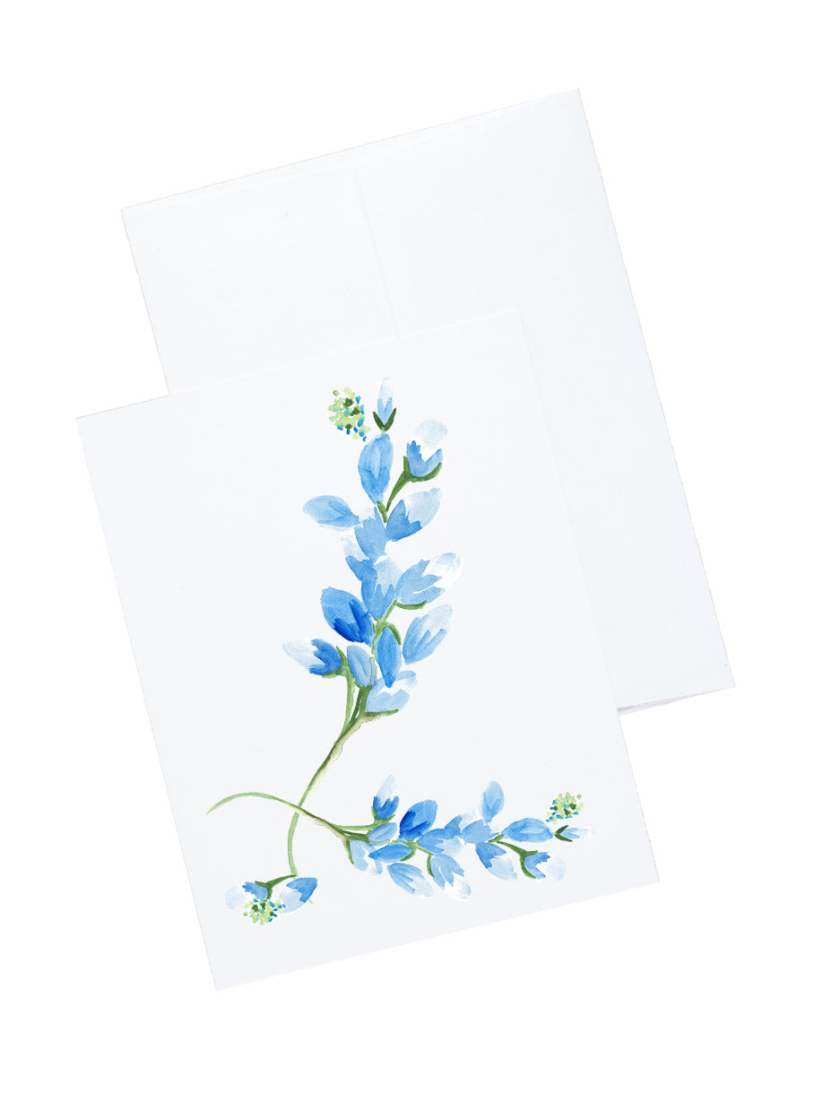 Bluebonnets Stationery Set and Notecard Set