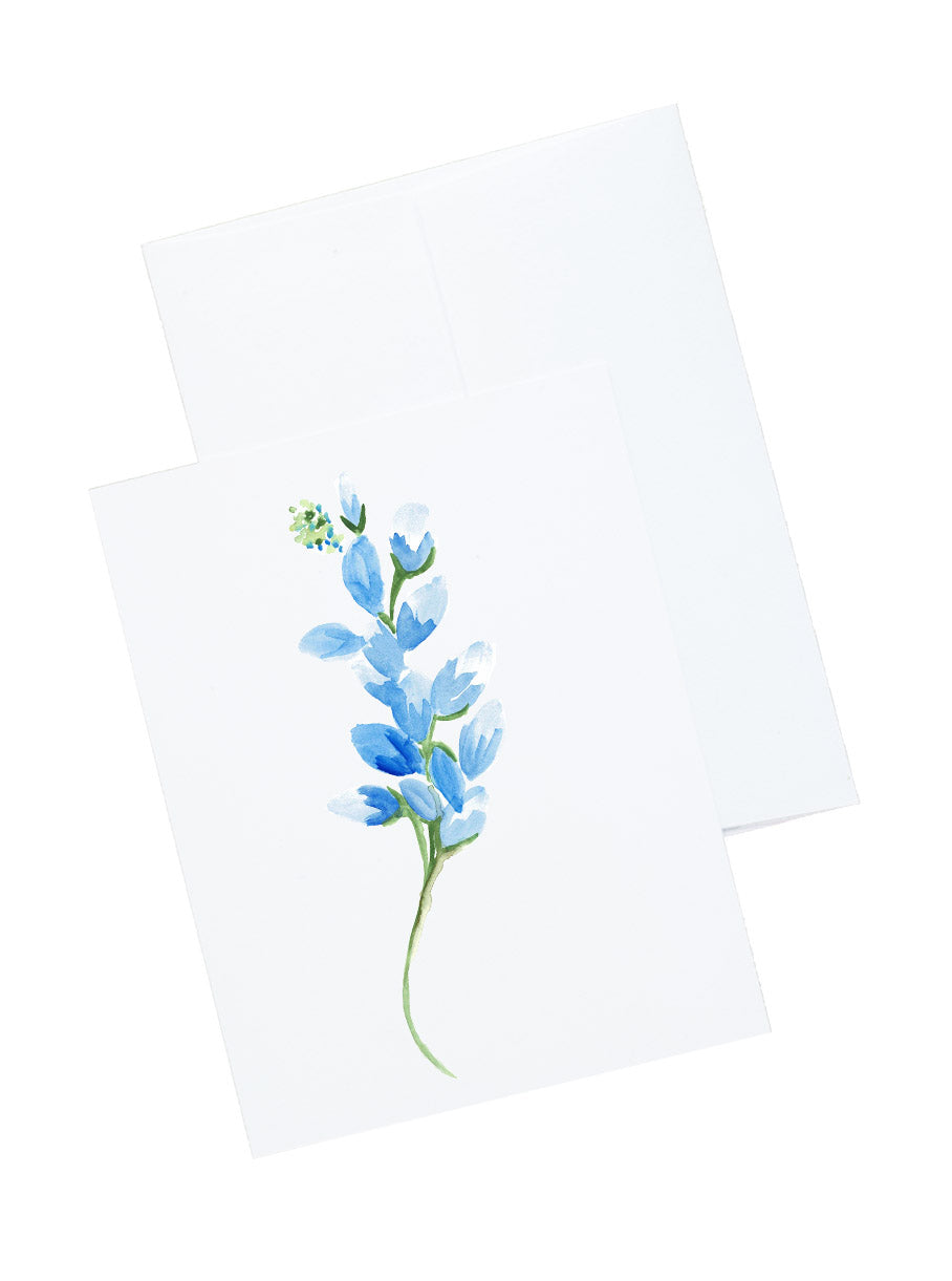 Bluebonnets Stationery Set and Notecard Set